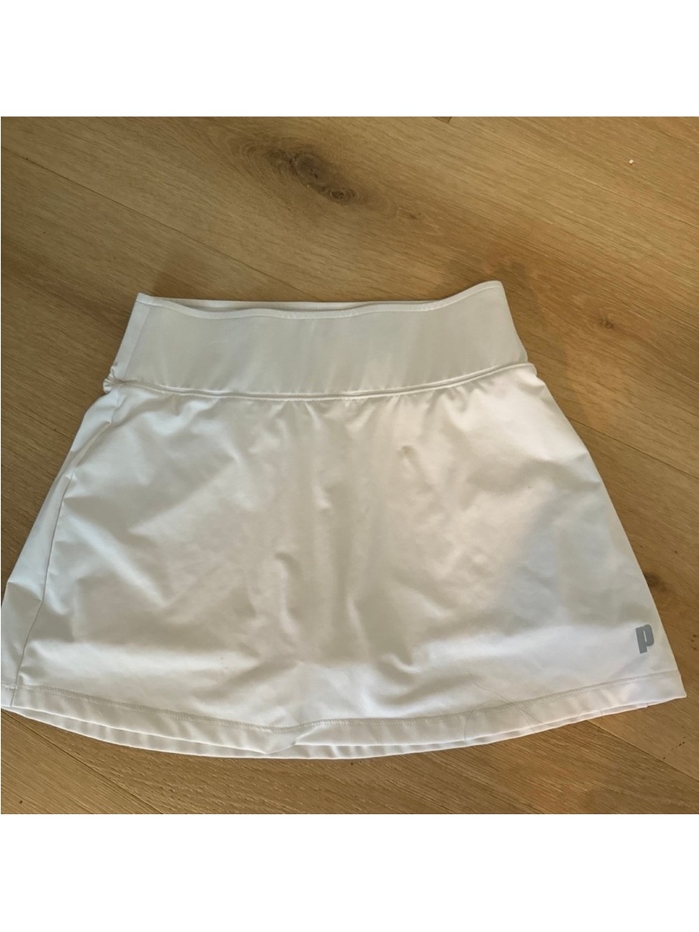 Prince White Athletic Mini Skirt
